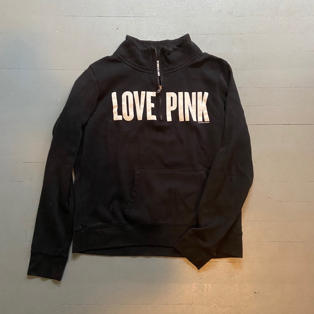 Victoria’s Secret pink quarter zip